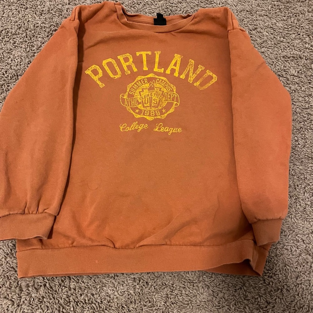 Portland Orange Sweater